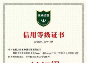诚信为基，铸就辉煌——热烈祝贺鑫楼人获评AAA级立信示范单位